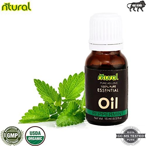Peppermint (PREMIUM Pharmaceutical Grade) - 100% Pure, Best Grade Essential Oil - 15Ml by Ntural