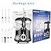 PECHAM 600ml Capacity Professional Water Dental Flosser for Home & Travel - Leak-Proof Electric Quiet Design Oral Irrigator with7 Interchangeable Nozzles for Adults & Kids, Black & White