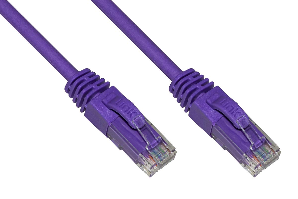 LINK Network Cable Category 6A Unshielded UTP AWG24 Purple HALOGENFREE MT 1