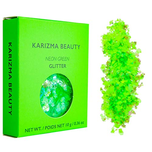 NEONS Face Glitter Pack ✮ KARIZMA Beauty ✮ 40g Festival Glitter Cosmetic Chunky Face Body Hair Nails - Thumbnail 6
