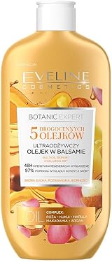 Eveline Cosmetics Botanic Expert Body Oil Balm Rose Macadamia Argan Hydrated