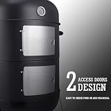SUNLIFER 3-in-1 Charcoal Smoker Grill 646 sq in 105x63x52.5 cm view 5