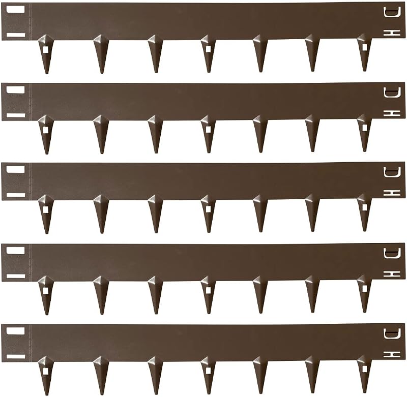 CORE EDGE Flexible Steel Lawn Edging 100mm Face Brown Garden Border