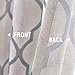 Moroccan Print Tier Curtains Kitchen Cafe Half Window Panels 1 Pair 26