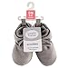 Luvable Friends Unisex Baby Fleece Booties, Gray, 12-18 Months