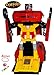 FUNTIVO Bump-N-Go Transforming Robot Car Toy with Lights and Sounds, Battery Operated (Random Colors