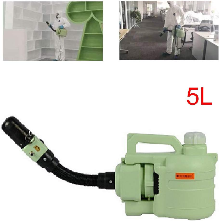 VEVC Portable Electric ULV Sprayer Disinfection Machine for Hospitals Home Spray Machine Methanol Removal Tool Eliminate Odors,5L