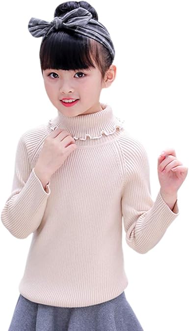 Pull col roule fille Clearance