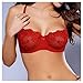 Sexy Womens Bra Lace Embroidered Female Lingerie Bralette Size 32-44 A B C D Cup