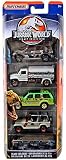 Matchbox Jurassic World Legacy Collection 5-Pack ~ Island Explorers ('97 Mercedes-Benz ML320, MBX Tanker, Ford Explorer Tour, Jeep Wrangler Staff Vehicle, Fleetwood RV Mobile Lab)