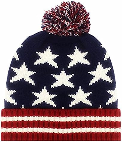 Timeless Americana Red, White & Blue American Flag Beanie
