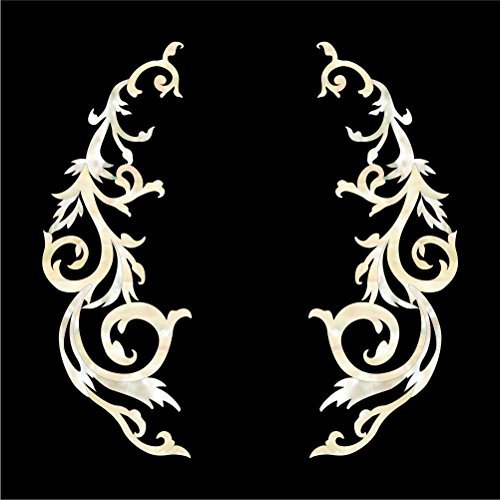 Inlay Sticker Decals for Guitar Bass - L&R Set Gothic Line -WS