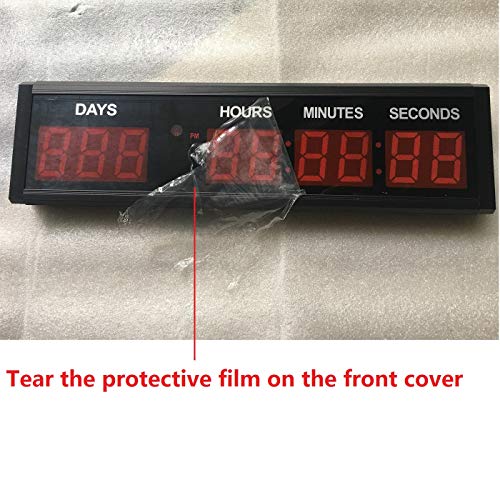 BTBSIGN 1.8'' LED Large Digital Countdown Clock Event Timer with Remote and Buttons - Thumbnail 7