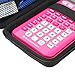 Khanka Stroage Case for Texas Instruments TI - 84 Python/TI-83 Plus/TI-84 Plus/TI-84 Plus CE Color Graphing Calculator, Case Only (Black)