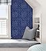 NuWallpaper NU1816 Byzantine Peel & Stick Wallpaper, Blue