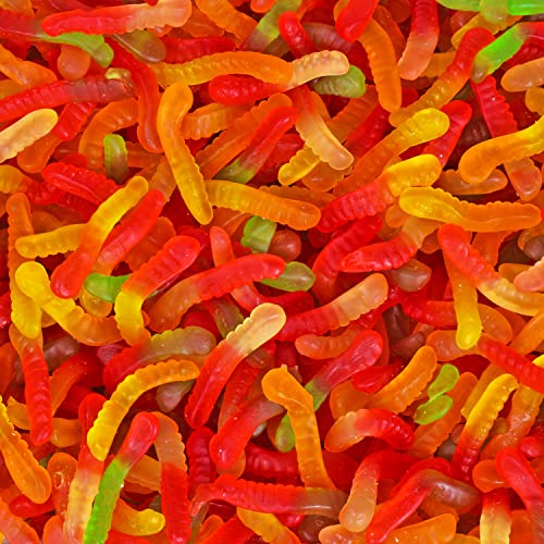 Gummy Worms Bulk Colorful Gummi Worms Fruit Flavored Gummies Bulk