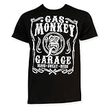 Gas Monkey Men's Jack Daniels Style Tee Shirt