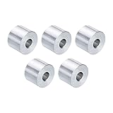 uxcell 5pcs Aluminum Spacer 3/8" Bore x 1" OD x