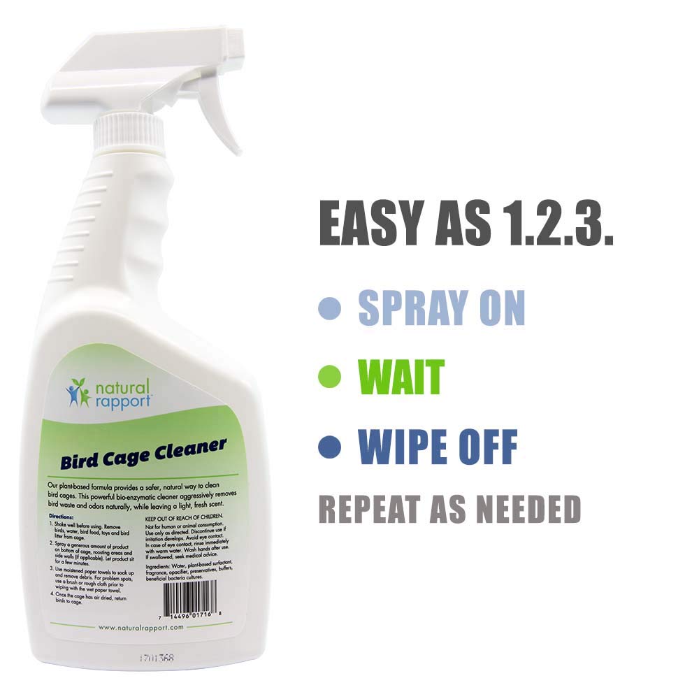 Natural Rapport Bird Cage Cleaner The Only Bird Cage Cleaner You Need