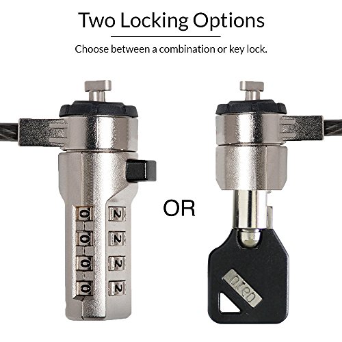 ChargeTech Anti-Theft Security Hardware Cable Lock Kit for Laptop ...