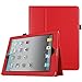 Fintie Folio Case for iPad 4th/3rd/2nd Generation (9.7 inches) - Smart Stand Protective Cover with Auto Sleep/Wake, Red