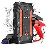 SUAOKI 1000A Peak Portable Car Jump Starter (up to 7.0L Gas or 5.0L Diesel Engine) 12V Auto Battery Booster with 18W Power Delivery & Dual Quick Charge 3.0 Ports Power Pack and IP68 Waterproof (CJS02)