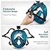 ENKEEO Full Face Snorkel Mask with 180° Panoramic View, Watertight and Anti-Fog (Including Waterproof Phone Case and GoPro Compatible Band)