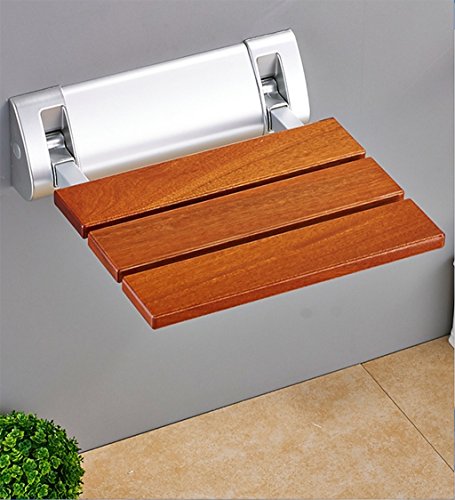 Handrails, Solid Wood Bathroom Collapsible Shower Stool Accessibility Non-Slip Bathroom armrest Balance Assist (Color : #1)