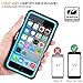Temdan iPhone 8 Plus / 7 Plus Waterproof Case with Floating Strap Built in Screen Protector Underwater Waterproof Case for iPhone 7 Plus and iPhone 8 Plus(5.5inch)-Blue/Clear