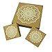 Wooden Rubber Stamps, ArtCastle 3 Pcs Round Lace Pattern Stamps