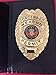 Concealed Carry GOLD Badge & Leather Wallet