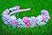 Dolyacrystal Crown Flower Women Baby Girl White Pink Handmade