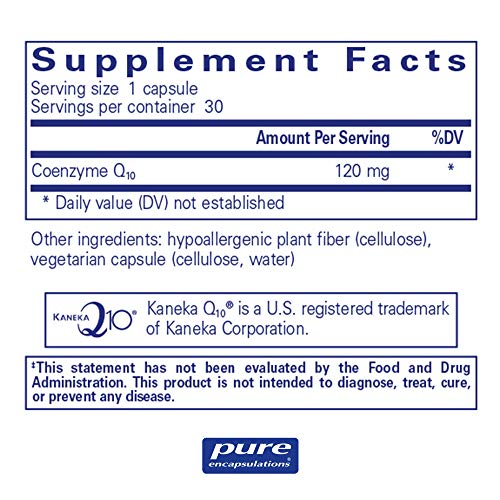 Pure Encapsulations CoQ10 Supplement - Image 2