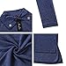 AMZ PLUS Women Large Size Vintage Lapel Long Sleeve Tunic Shirt Dress (Asian Size)
