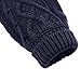 Mihachi Turtleneck Dog Sweater - Winter Coat Apparel Classic Cable Knit Clothes with Leash Hole for Cold Weather, Ideal Gift for Pet in New Year