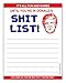 It's All Fun and Games Until You're in Donald's Shit List Notepad 4.25 x 5.5 inches, 50-sheets funny stocking stuffer gift