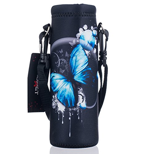 AUPET Water Bottle Carrier,Insulated Neoprene Water Bottle Holder Bag