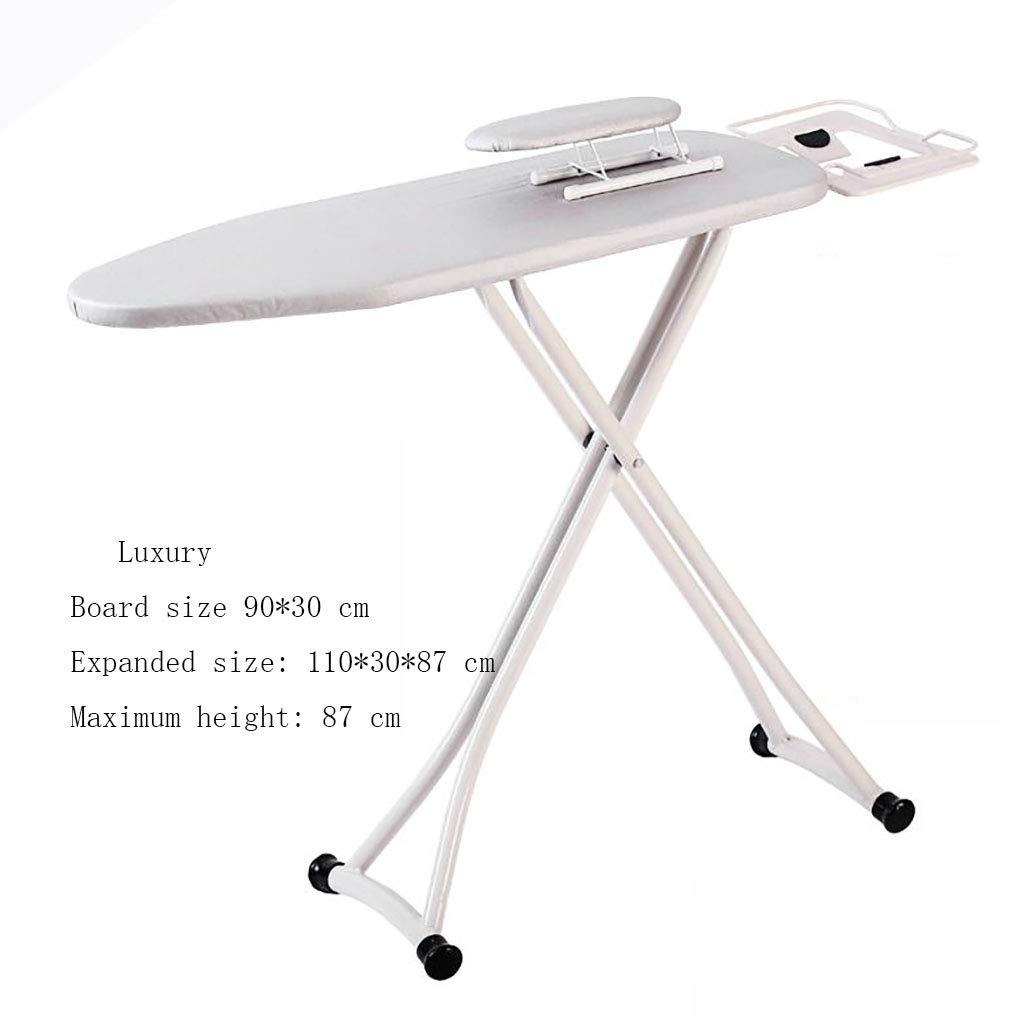 Tavolo Da Stiro SimplySmooth 100x60 Cm - Coperta Termoresistente Con Tensori E Panno Protettivo, Ideale Per Viaggi - Foto 13