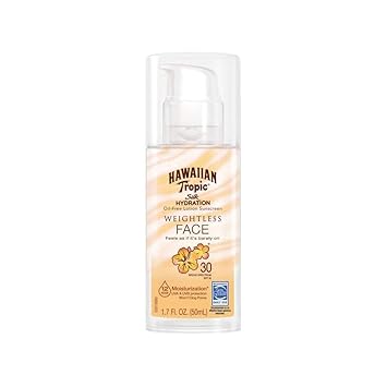 hawaiian tropic silk hydration sunscreen weightless lotion