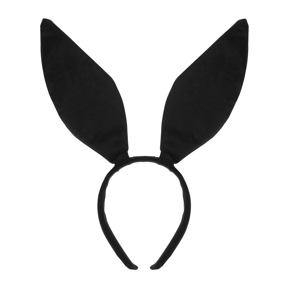 FRCOLOR Bunny Ears Headband, Easter Sweet Rabbit Ear Hair Band for Party Cosplay Costume Accessory (Black)