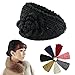 Voberry® Women Crochet Headband Knit Hairband Flower Winter Ear Warmer Headwrap (Black)