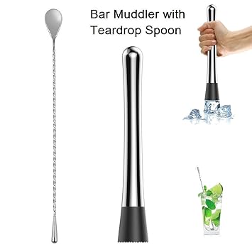 NJ Cocktail Bar Muddler 8