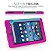 MoKo Case for Fire 2015 7 inch - [Honey Comb Series] Shock Proof Soft Silicone Back Cover [Kids Friendly] for Amazon Fire Tablet (7