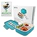 BentoRyte Bento Box with Accessories and Free eBook | Lunch Bento Boxes for Adults and Kids | Food Prep Containers for Your Toddler | Insulated Meal 5 Compartment Lunchbox with a Sauce Container