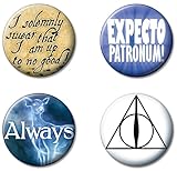 Ata-Boy Harry Potter Favorites Set of 4 1.25