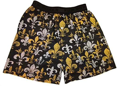 Fleur De Lis Boxer, Black , Small