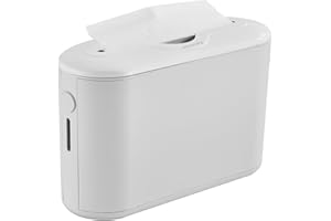Modundry Countertop Multifold Hand Paper Towel Dispenser,Single Sheet Dispensing,Compact Modern Paper Towel Holder for Kitchen,Bathroom,Office,Restroom,White