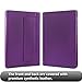 Lenovo Yoga Tab 3 8 Case - Infiland Folio Premium Leather Smart Stand Cover for 2015 Released Lenovo Yoga Tablet 3 8-Inch Tablet Only, Purple