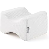 ZOAN Knee Pillow for Side Sleepers, Memory Foam Knee Pillow, Leg Pillows for Side Sleeping for Hip, Back and Sciatica Pain Relief