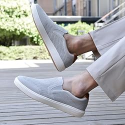 konhill Men's Slip on Sneaker - Knit Walking
